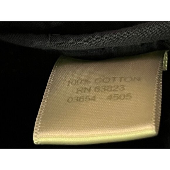 Christopher & Banks Denim Quilted Vest Women's XL – Blue Floral Stitch Used - Picture 7 of 12